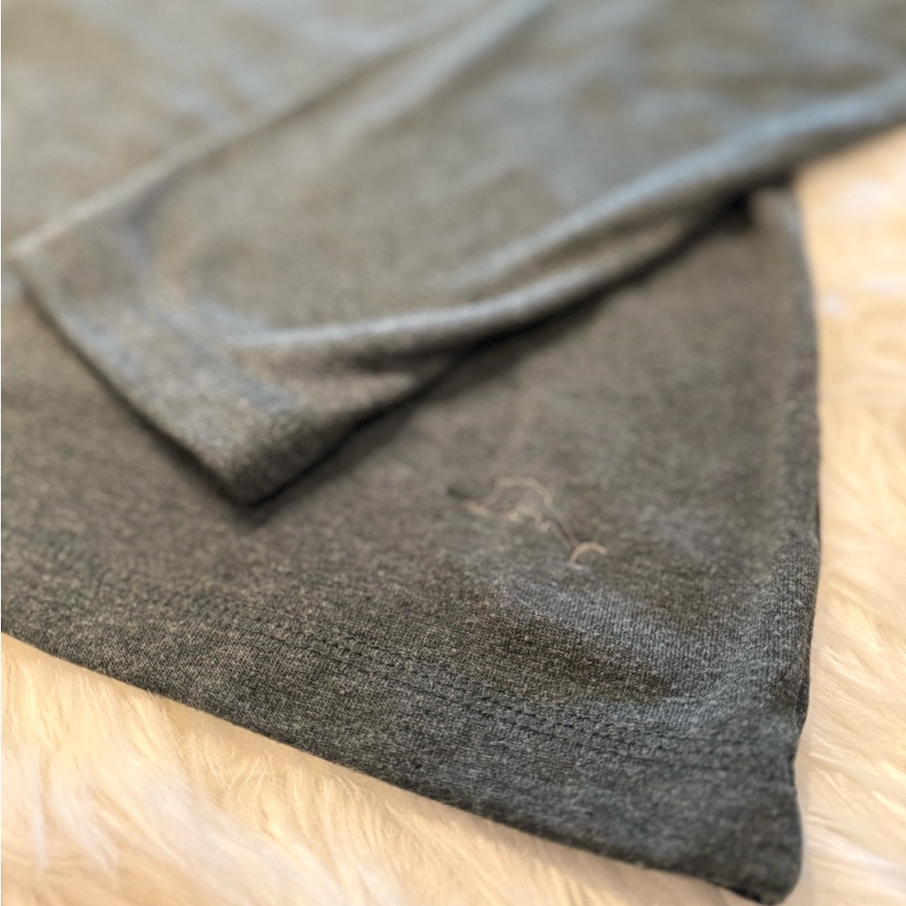 Tommy Bahama | Men’s Large Greenish-Gray Quarter Zip Sweater Soft - Picture 5 of 10